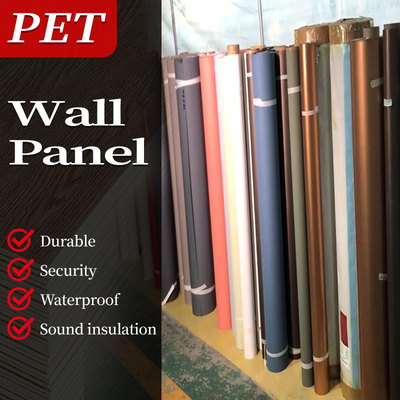Quality PET Environmentally Friendly Bamboo Charcoal PVC Marble Wall Panel Sheet factory