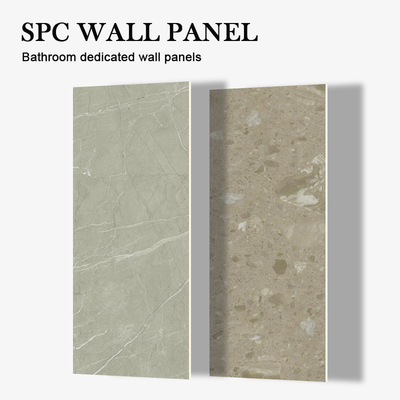 Quality Moisture-Resistant Bathroom SPC Wall Panels Marble Modern Stone Crystal Panels factory
