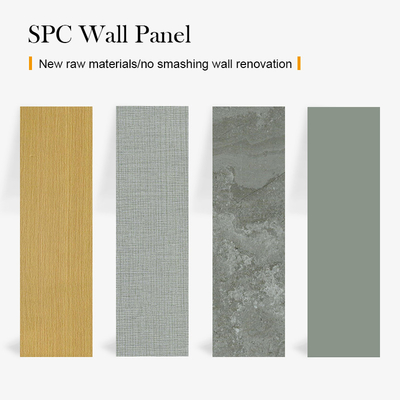 Quality High Strength Waterproof SPC Wall Panel Tiles Modern Luxury Marble Finish Stone Plastic Composite Material factory
