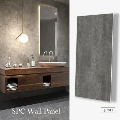 Quality High Strength Waterproof SPC Wall Panel Tiles Modern Luxury Marble Finish Stone Plastic Composite Material factory