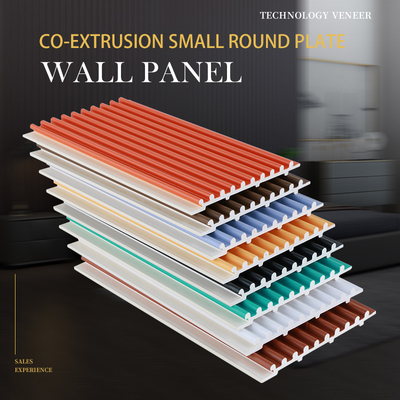 Quality Factory Customized Fireproof PVC Co-Extruded Small Round Board Wall Panels factory