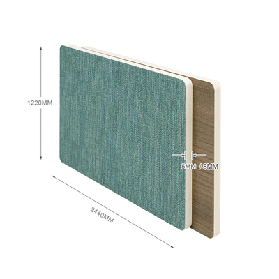 Quality Bamboo Wood Fiber Fireproof Fabric PVC Wall Panels Water Resistant factory