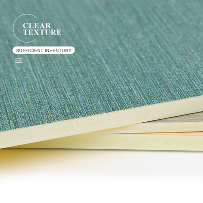 Quality Bamboo Wood Fiber Fireproof Fabric PVC Wall Panels Water Resistant factory