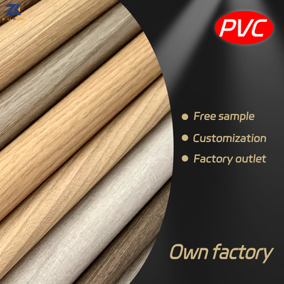 Quality Waterproof And Soundproof Wood Grain Wood Veneer PVC Wall Panels factory