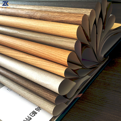 Quality Waterproof And Soundproof Wood Grain Wood Veneer PVC Wall Panels factory