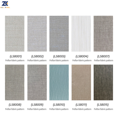 Quality Bamboo Fiber Wallboard Wood Veneer PVC Wall Panels Anti Scratch factory