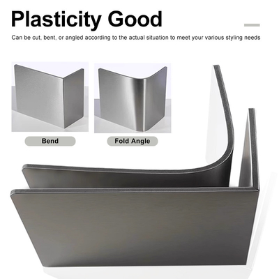 Quality Interior Decoration Metal Wood Veneer Wall Panel Environment Friendly Bamboo Charcoal Wood Veneer factory