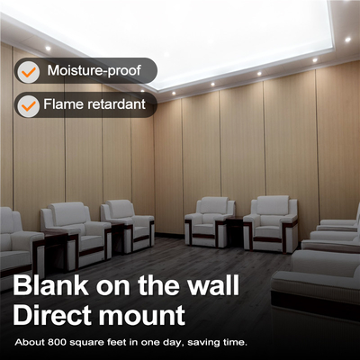 Quality Wood Grain PVC Wall Board 5mm Flexible Bamboo Charcoal Decorative Wall Panel factory