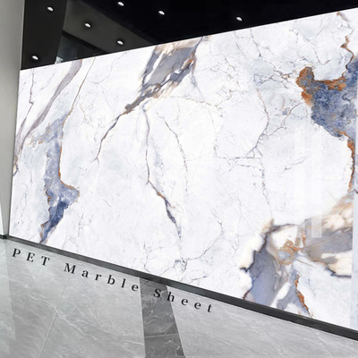 Quality Waterproof And Easy To Install Marble Wood Veneer Panels Interior Decorative Wall Panels New Products Marble Wall Panels factory