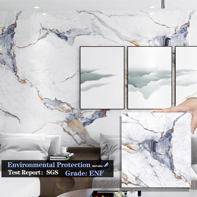 Quality Waterproof And Easy To Install Marble Wood Veneer Panels Interior Decorative Wall Panels New Products Marble Wall Panels factory