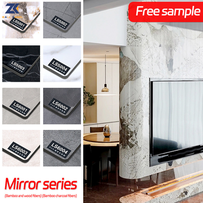 Quality Soundproof Moisture Proof PVC PET Marble Bamboo Charcoal Board factory