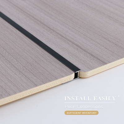 Quality Light Luxury Style Fireproof And Mothproof Wood Grain PVC Bamboo Charcoal Fiber Board factory
