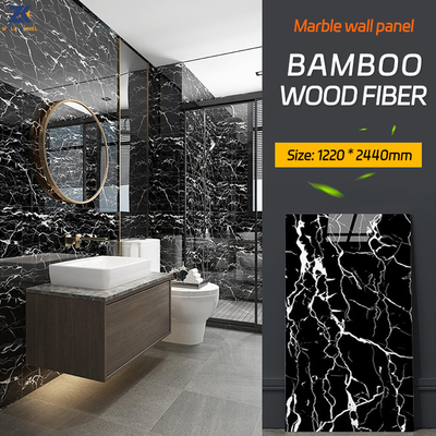 Quality Waterproof Marble Bamboo Charcoal Fibre Board 1220*2600mm factory