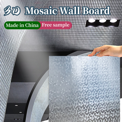 Quality New Products Interior Decorative Metal Wall Panels Mosaic Bamboo Charcoal Wood Veneer Panels factory