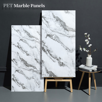Quality 1220*2440mm Marble Wall Paneling Waterproof Marble Bamboo Charcoal Wood Veneer factory