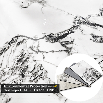 Quality Interior Decoration Marble Wall Panels Co-Extruded Bamboo Charcoal Wood Veneer factory
