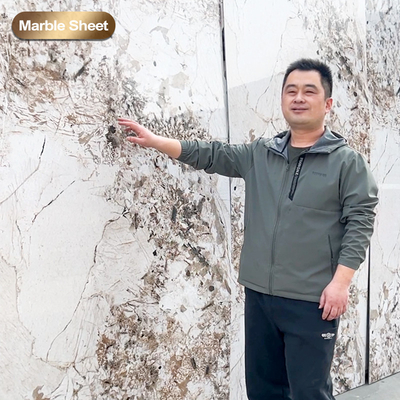 Quality Bamboo Charcoal Wood Veneer Board 1220x2800mm High Glossy PVC Marble Sheet factory