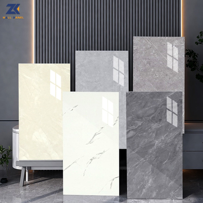 Quality Factory Direct Sales 1.22*2.44 M PET High Gloss Marble Bamboo Charcoal Wall Panel factory
