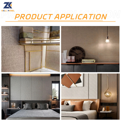 Quality Hot Products Interior Decoration Waterproof Bamboo Charcoal Fabric Wall Panel factory