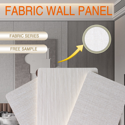 Quality Hot Products Interior Decoration Waterproof Bamboo Charcoal Fabric Wall Panel factory