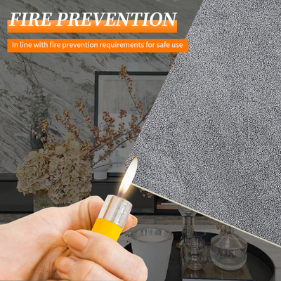 Quality Square Bamboo Charcoal Grey Marble PVC Cladding Panels OEM ODM factory