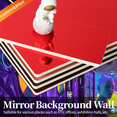 Quality ISO9001 Mirror PVC Bamboo Charcoal Wall Panels Moistureproof factory