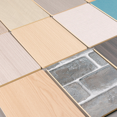 Quality Modern Light Luxury Waterproof Wood Grain PVC bamboo charcoal Wood Veneer Wall Panels factory
