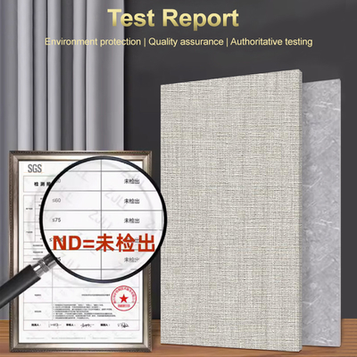 Quality 5 / 8mm Fabric Textured Decorative Panels Bamboo Charcoal Wood Veneer Board factory