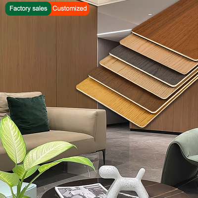 Quality 5mm Wood Grain PVC Wall Board Flexible Bamboo Charcoal Decorative Wall Panel factory