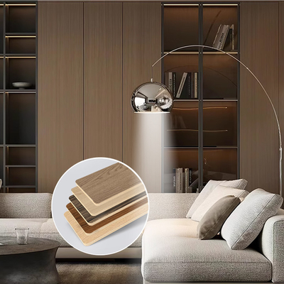 Quality 5mm Wood Grain PVC Wall Board Flexible Bamboo Charcoal Decorative Wall Panel factory