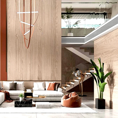 Quality Moisture Proof Bamboo Charcoal Wall Board Wood Sheet For Modern Light Luxury Decoration factory