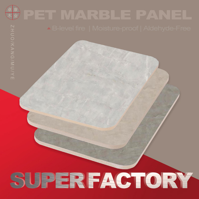 Quality Waterproof Pvc Wood Sheet Bamboo Charcoal Wall Board For Interior Decoration factory