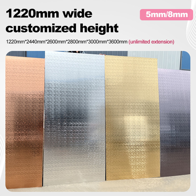 Quality Wall Decorations For Home Bamboo Charcoal Board Moisture Proof PET Metal Mosaic Wall Panel factory