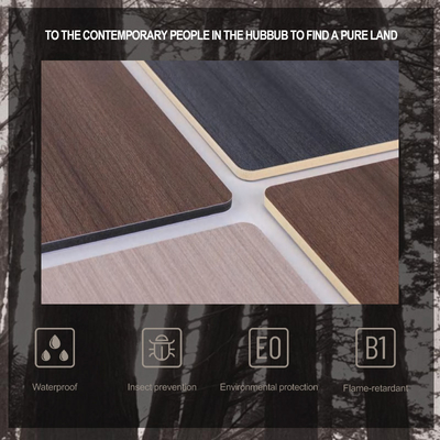 Quality 8mm PVC Wall Panel Decorative Fireproof Wood Veneer Bamboo Fiber Seamless Wall Board factory
