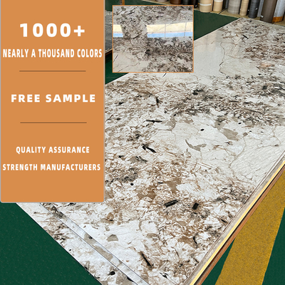 Quality PET Marbled Fiber Flat Wall Panel Bamboo Charcoal Wood Acoustic Veneer Panels factory