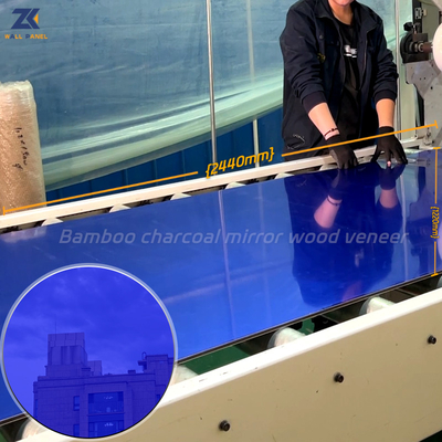 Quality Environmentally Friendly Waterproof Mirror Bamboo Charcoal Wall Panel Anti Moth factory