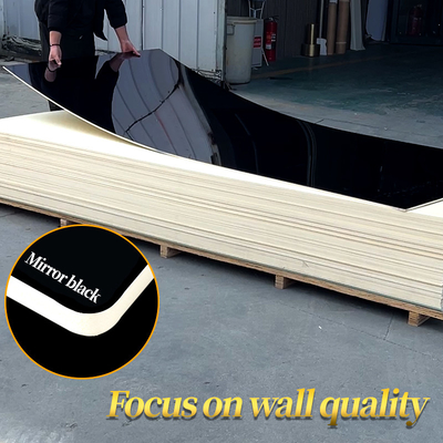 Quality Environmentally Friendly Waterproof Mirror Bamboo Charcoal Wall Panel Anti Moth factory