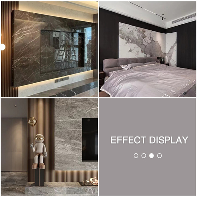 Quality PET Environmentally Friendly Bamboo Charcoal PVC Marble Wall Panel Sheet factory