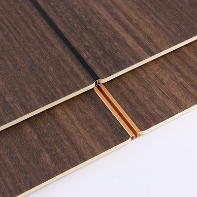 Quality Carbon Crystal Bamboo Charcoal Wood Veneer Wood Grain Wall Panels Mould Proof factory