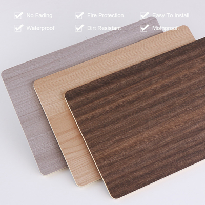 Quality Carbon Crystal Bamboo Charcoal Wood Veneer Wood Grain Wall Panels Mould Proof factory