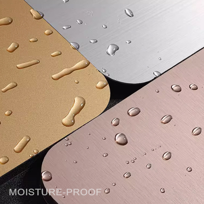 Quality Fireproof Metal Bamboo Charcoal Wood Veneer Carbon Crystal Board factory