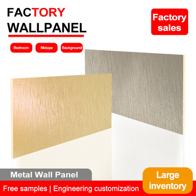 Quality PVC Decoration Bamboo Charcoal Wood Metal Wall Board High Density Interior Wall Panels factory