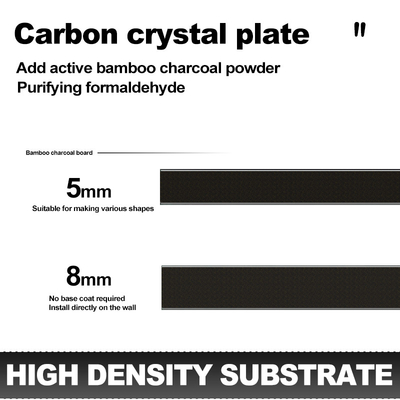 Quality Fireproof Waterproof PVC WPC Wall Panel Bamboo Charcoal Wall Panels / Boards factory
