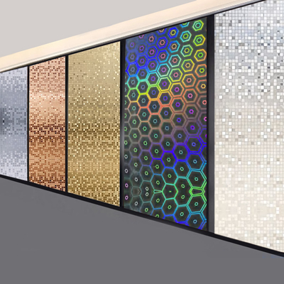 Quality Pvc Board Laser&Mosaic Series Bamboo Charcoal Wood Veneer Interior Decor wall panel factory
