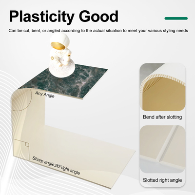 Quality Customized Marble Sheet Bamboo Charcoal Wood Veneer For Interior Decoration Waterproof Pvc Board factory