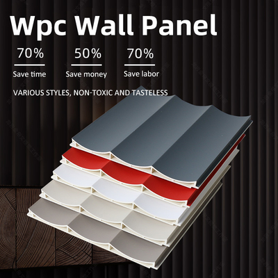 Quality 15mm WPC Wall Panel Waterproof Fireproof Eco-Friendly Cladding factory