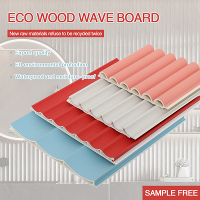 Quality Customized Sizes Antimicrobial Decorative WPC Wood Panels 15mm factory