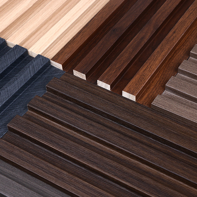 Quality Environmental Protection Wall Panel Wood Grille Groove Solid Wood Wall Panel factory