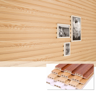 Quality OEM ODM Eco Friendly WPC Wood Panel Fluted Moisture Resistant factory