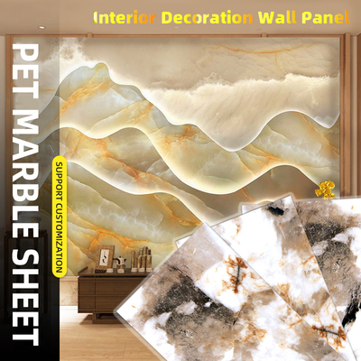 Quality Marble Bamboo Charcoal Decorative Metal Wall Panels Interior Anti Scratch factory